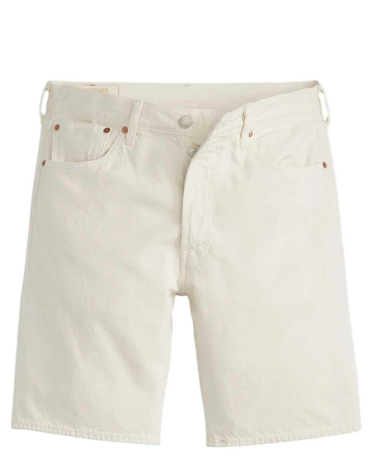 Image of Shorts 501® Original in Denim Lightweight Bianco