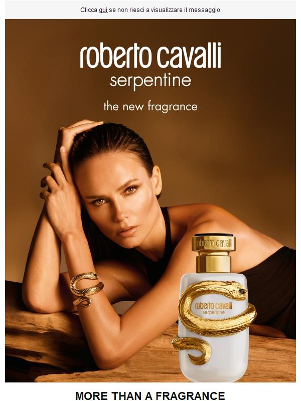 Serpentine: La nuova fragranza Roberto Cavalli