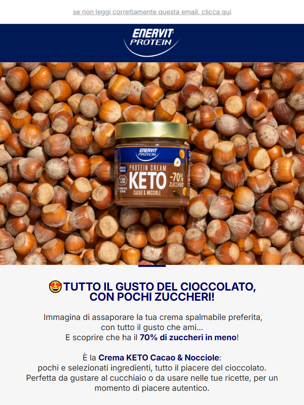 🤎 Sì al gusto, NO agli zuccheri...con la linea KETO!