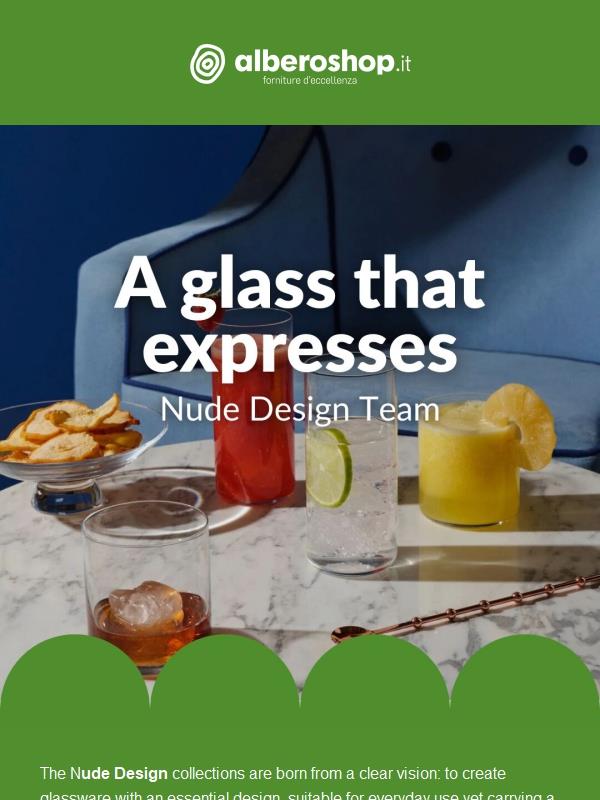 Nude Design: essential glass, contemporary style