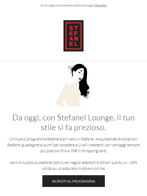 Scopri il nuovo programma fedeltà di Stefanel.