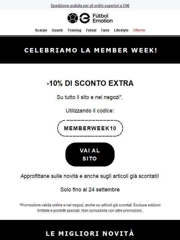 📢-10% Extra su tutto il sito e in negozio!