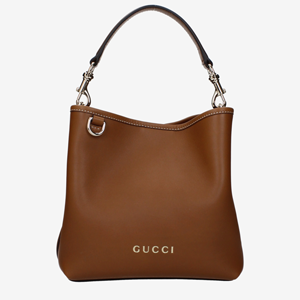 Gucci Handbags Women Leather Brown