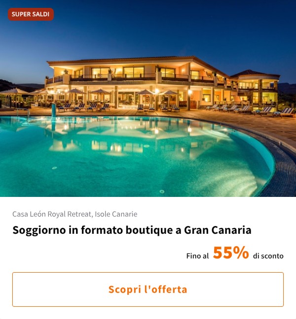 Soggiorno in formato boutique a Gran Canaria