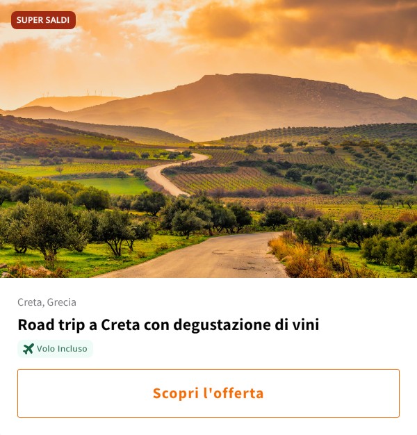 Road trip a Creta con degustazione di vini