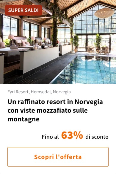 Un raffinato resort in Norvegia con viste mozzafiato sulle montagne