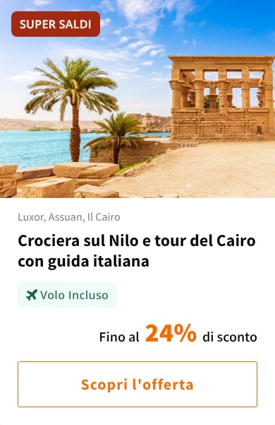 Crociera sul Nilo e tour del Cairo con guida italiana