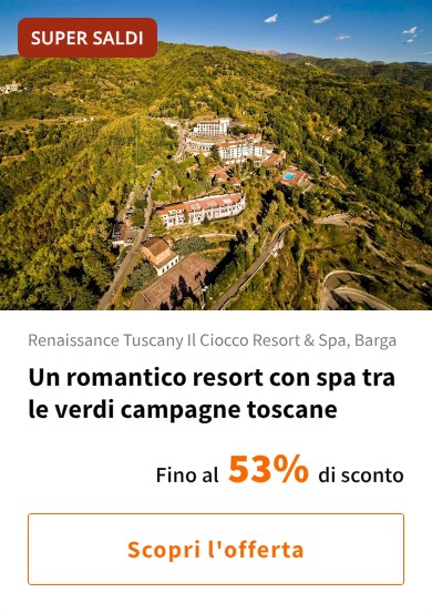 Un romantico resort con spa tra le verdi campagne toscane