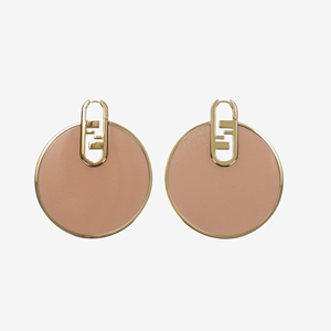 Fendi Earrings Women Plexiglass Pink