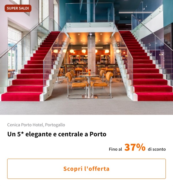 Un 5* elegante e centrale a Porto