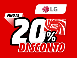 Fino al -20% con MW CLUB su una selezione di Elettrodomestici