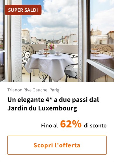 Un elegante 4* a due passi dal Jardin du Luxembourg
