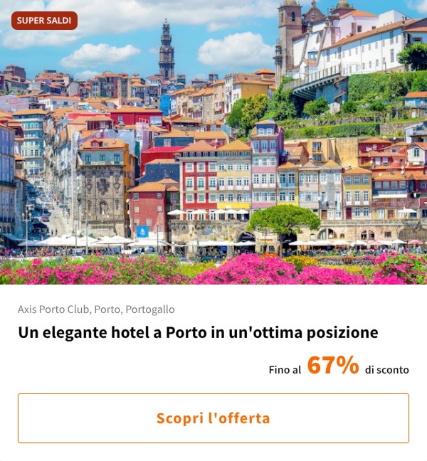 Un elegante hotel a Porto in un'ottima posizione