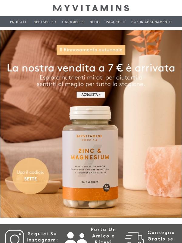 🎉 La vendita a 7 € è tornata!