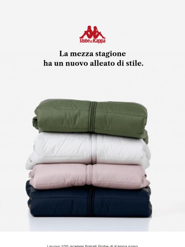 Leggerezza d’autunno: scopri i 100 grammi Robe di Kappa