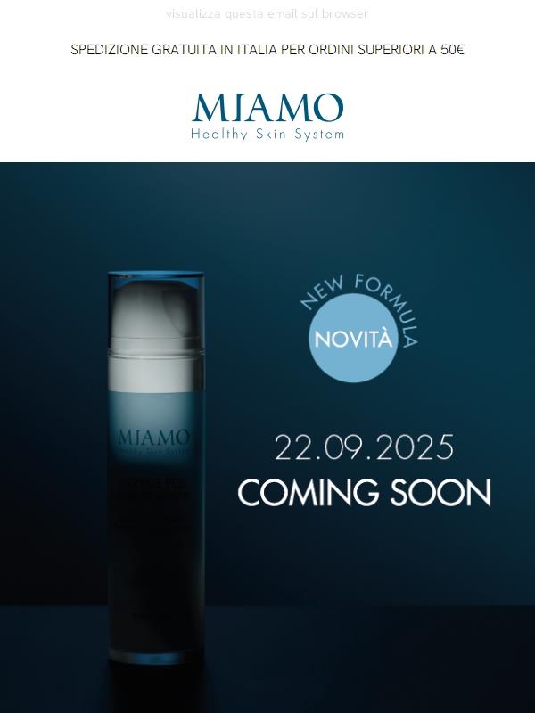 Novità Miamo: nuova formula, efficacia potenziata! ✨