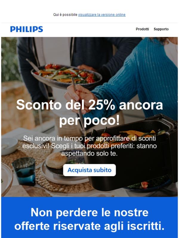 Cogli al volo il 25% di sconto!