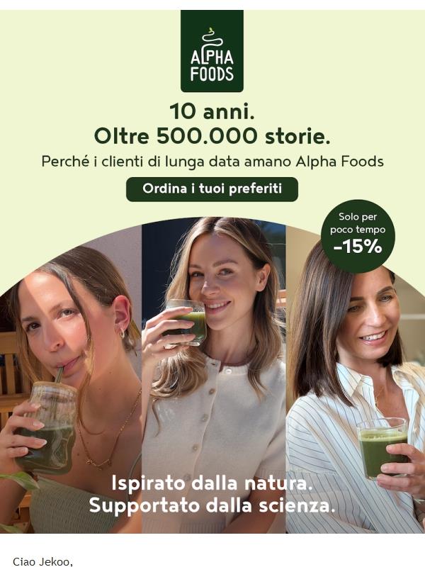 10 anni, 500.000 storie 🫂