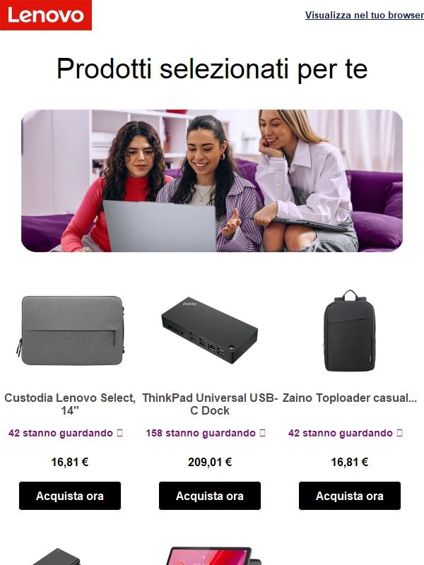 Nuove scelte personalizzate solo per te!