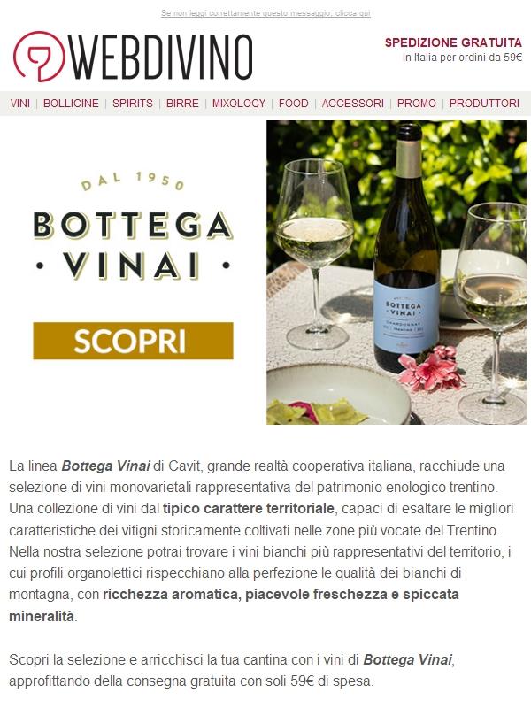 Bottega Vinai ☀️ Scopri i bianchi di montagna