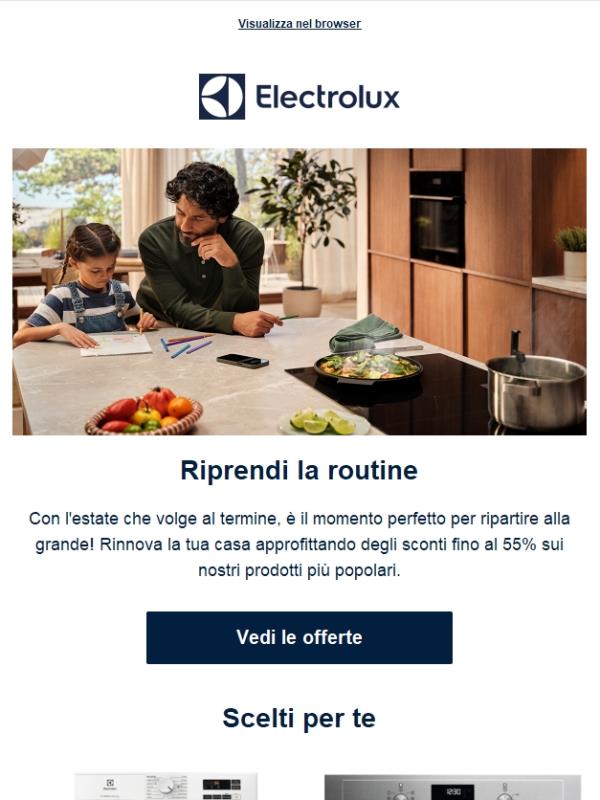 Riparti alla grande: sconti fino al 55%!