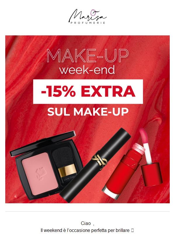 EXTRA 15% di sconto sul MAKE-UP