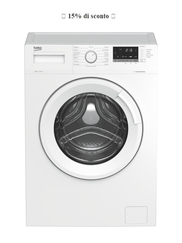 🎉 Offerta Speciale Lavatrice BEKO! 🧺