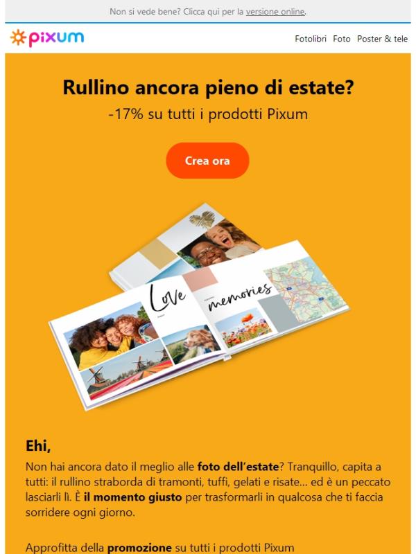 È tempo di creare: promo Pixum su tutto, si parte! ✨