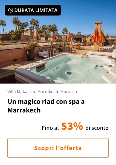 Un magico riad con spa a Marrakech