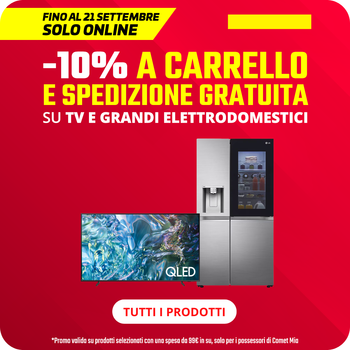Cometech: extra sconto a carrello