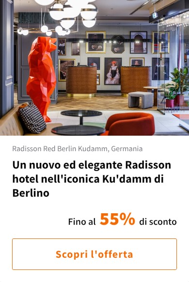 Un nuovo ed elegante Radisson hotel nell&#x27;iconica Ku&#x27;damm di Berlino