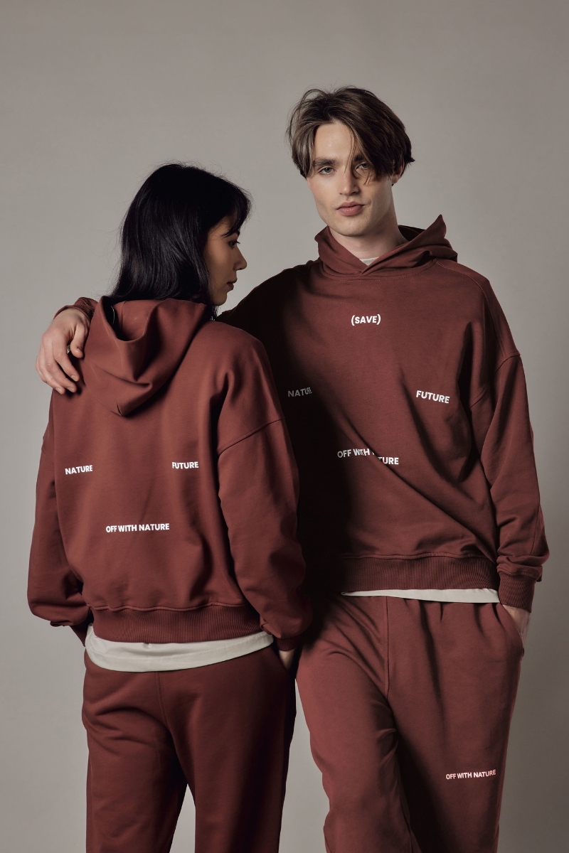 Felpa con Cappuccio Loose Fit
