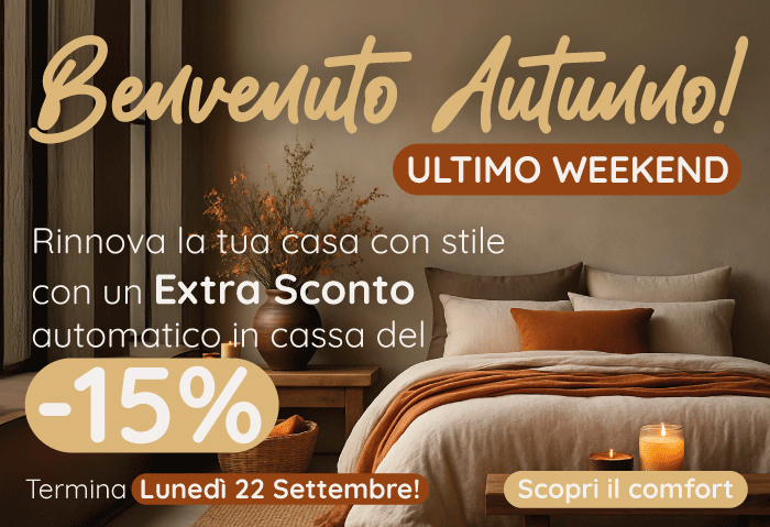 Extra Sconto del -15% su tutti i prodotti