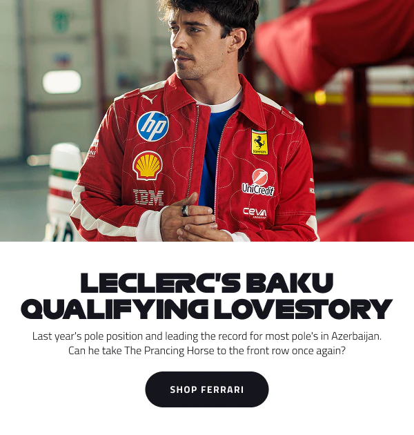 Leclerc's Baku Qualifying Lovestory - Shop Ferrari