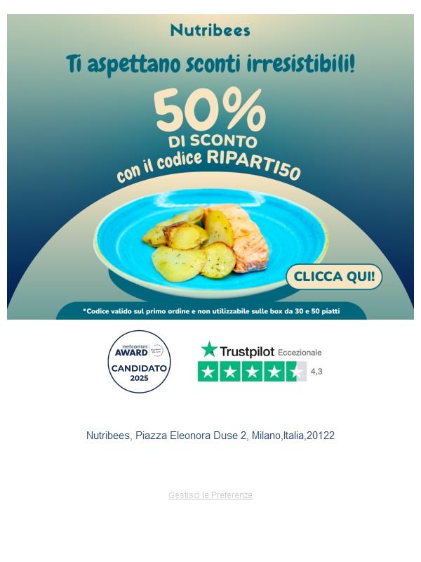 Ultimo giorno con sconto 50% approfittane ora 🌟