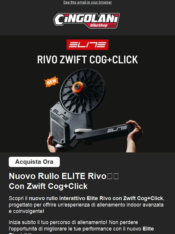 Allenati Smart⚡Nuovo Elite Rivo Zwift Cog + Click