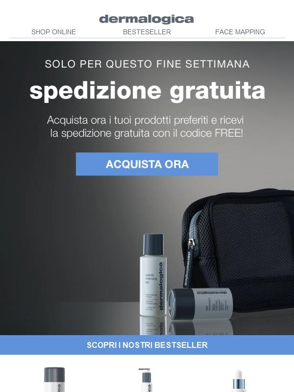 Spedizione gratuita su tutti gli ordini!