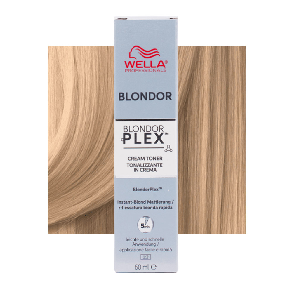 Image of Wella Blondor Plex Cream Toner Crystal Vanilla /36 60ml - tonalizzante in crema