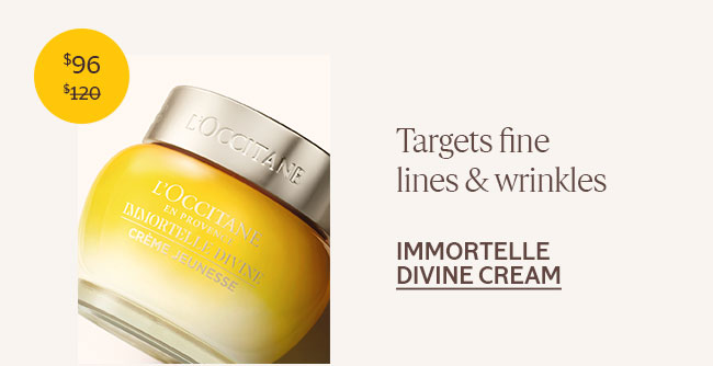 TARGETS FINE LINES & WRINKLES | IMMORTELLE DIVINE CREAM
