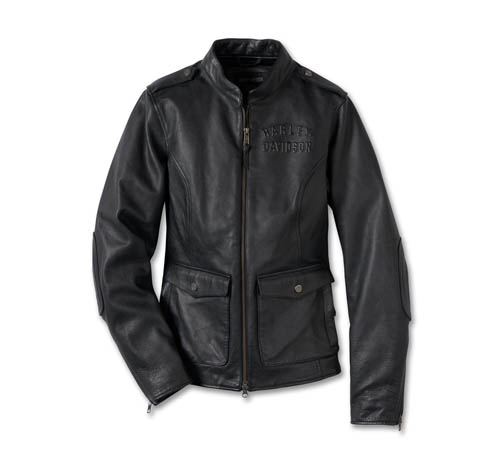 GIACCA IN PELLE CAPTAIN DI H‑D<sup>®</sup> FLEX LAYERING SYSTEM, DA DONNA