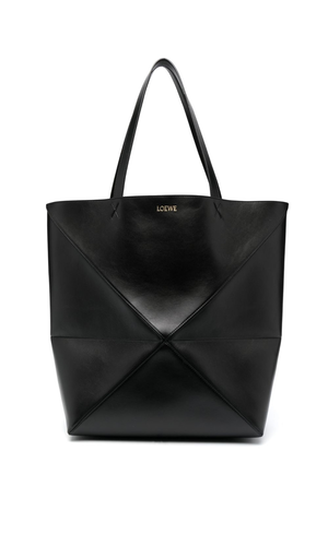 Puzzle Fold XL leather tote
