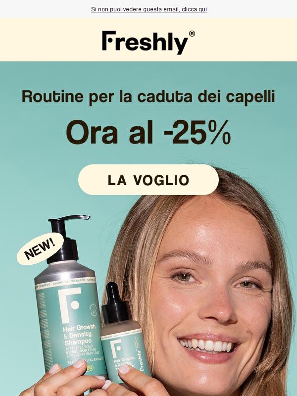 Capelli che cadono? Novità! 👀