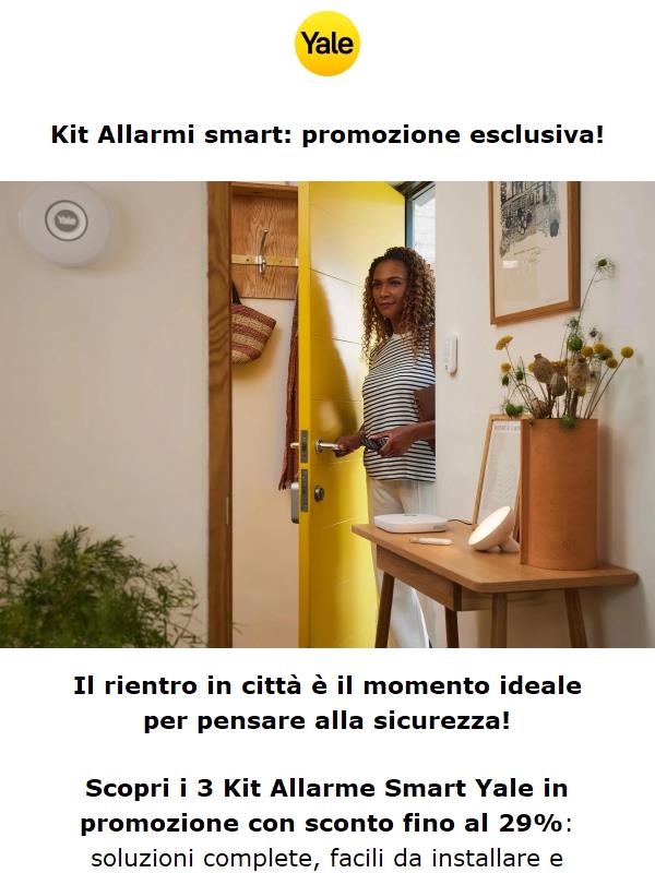 Allarme Smart: scopri la promo!
