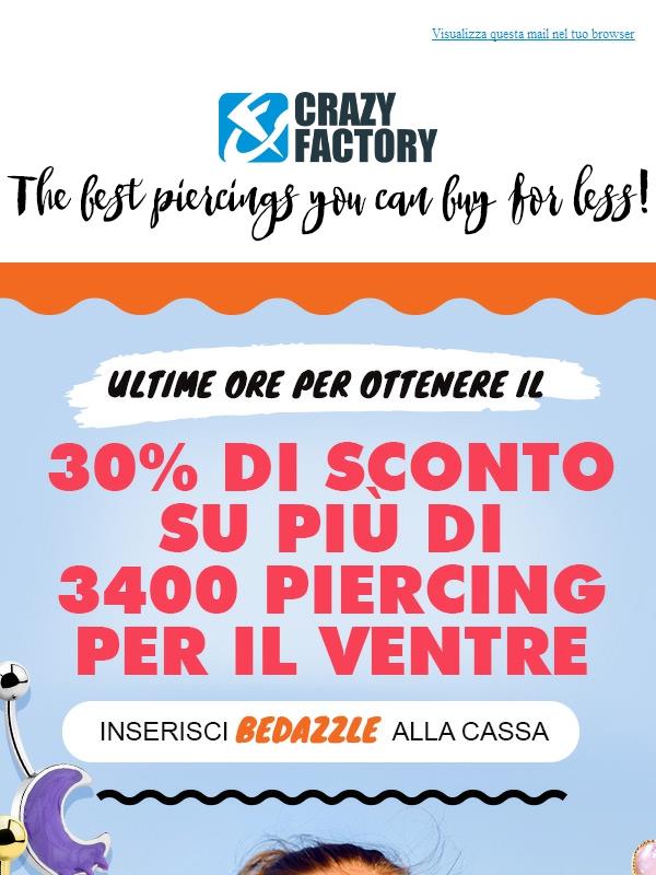 📢 il 30% di sconto termina oggi! Non fartelo scappare,