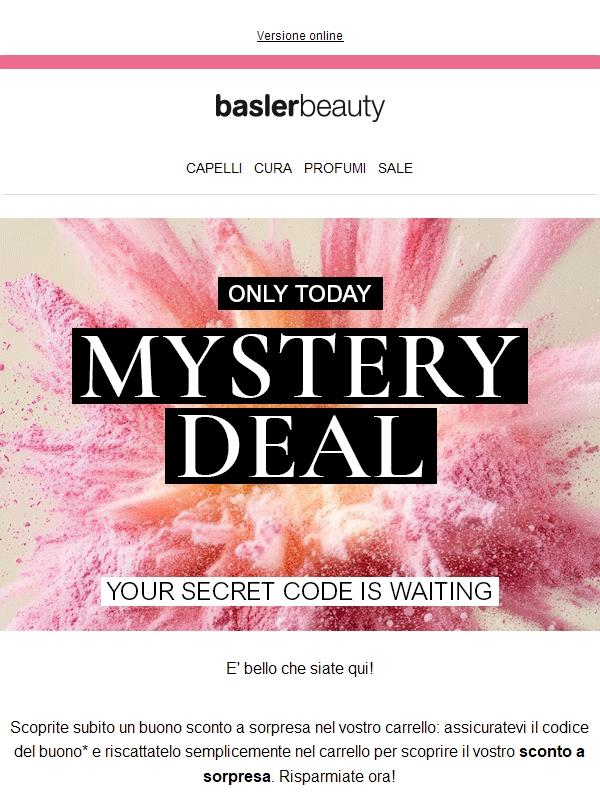 Il vostro buono segreto vi aspetta