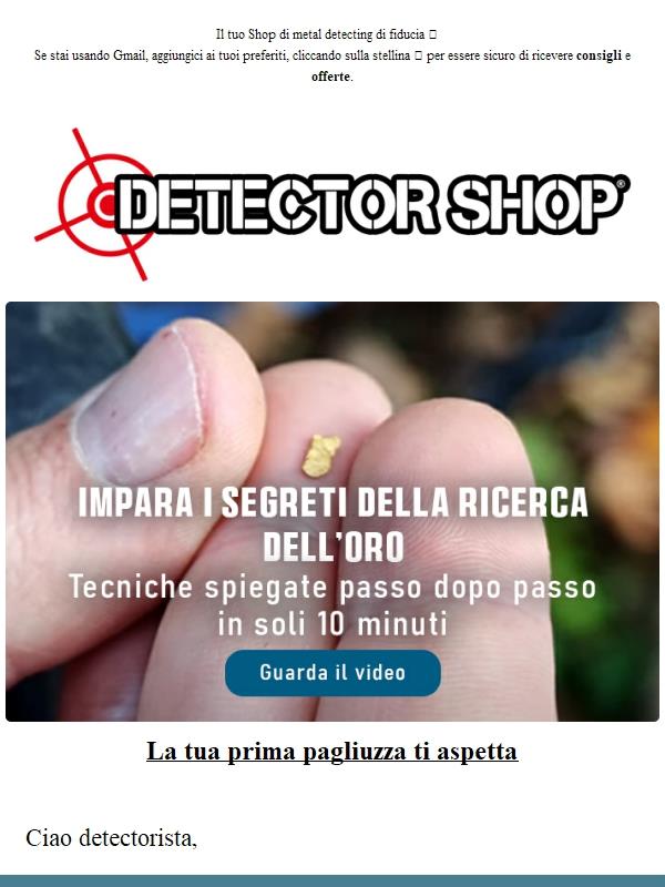 Pronto per la tua prima pagliuzza d’oro?