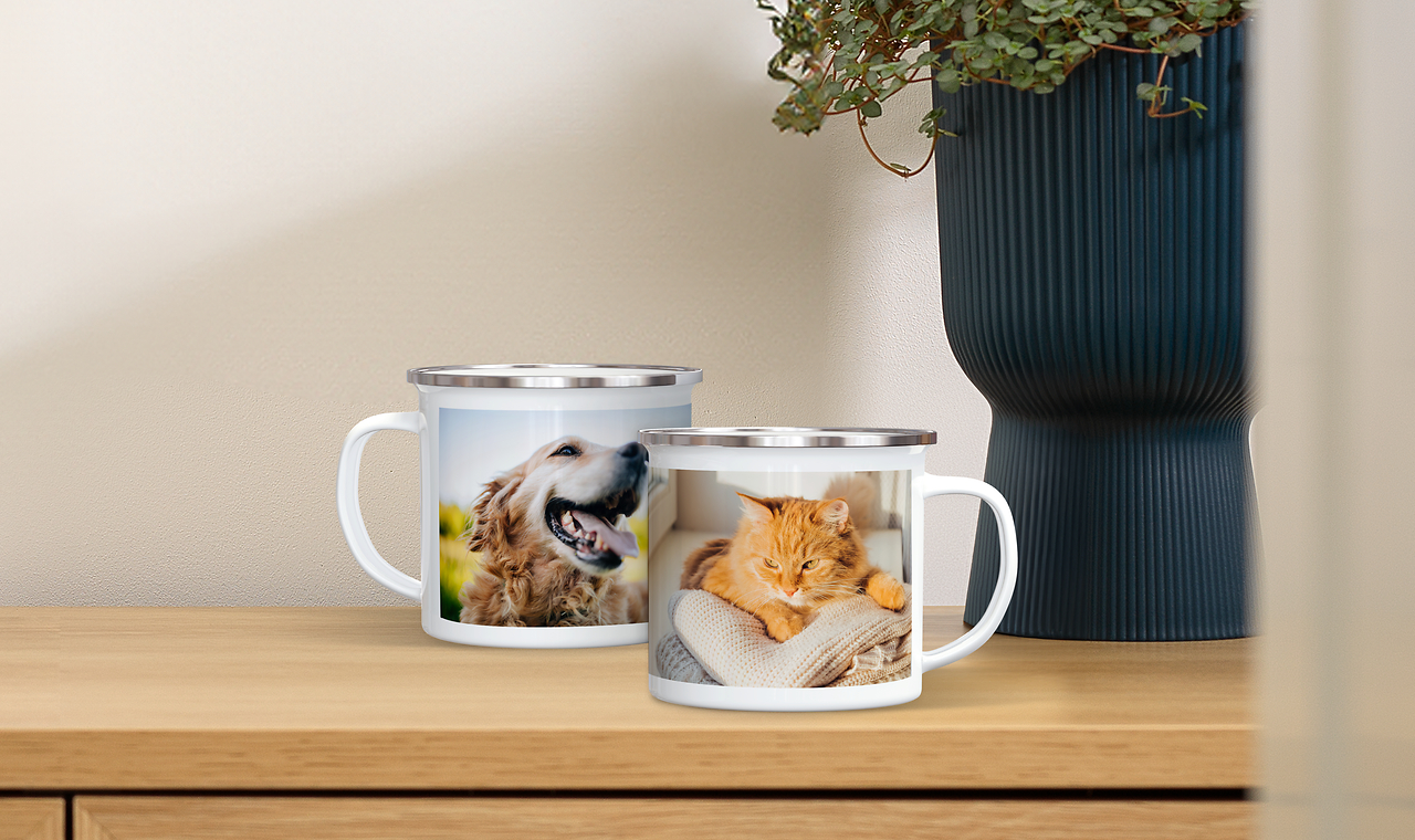 Tazze personalizzate con foto di animali domestici