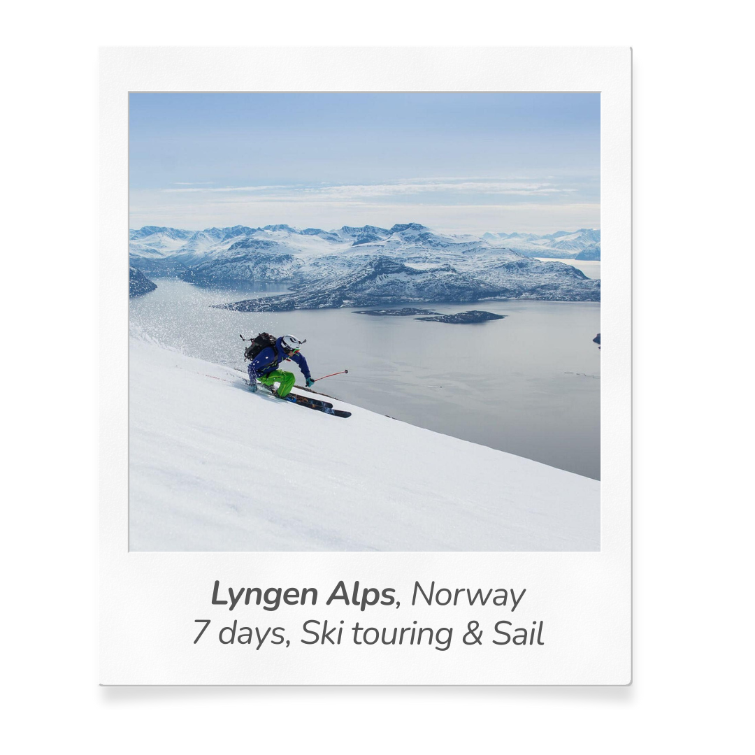 SKI TOURING SAILING TRIP IN LYNGEN - NORWAY
