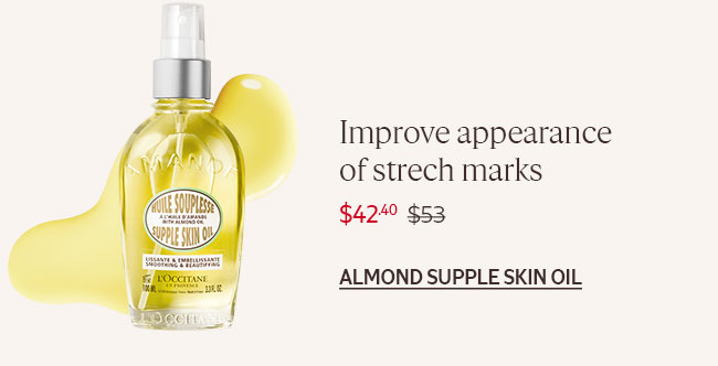 IMPROVE APPEARANCE OF STRETCH MARKS | ALMOND SUPPLE SKIN OIL