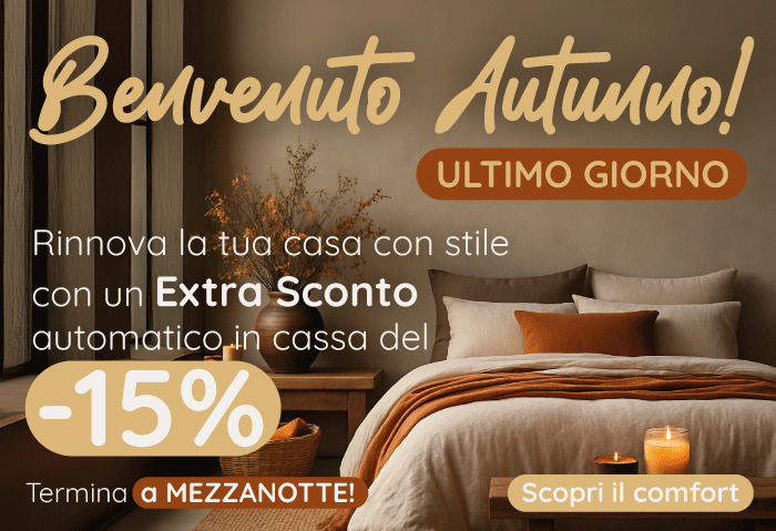 Extra Sconto del -15% su tutti i prodotti